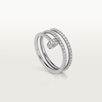 [LUCKY LOVE]JUSTE RING 4.8MM FULL DIAMOND