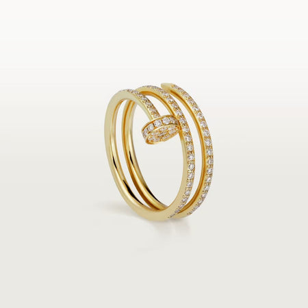 [LUCKY LOVE]JUSTE RING 4.8MM FULL DIAMOND
