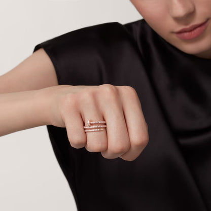 [LUCKY LOVE]JUSTE RING 4.8MM FULL DIAMOND