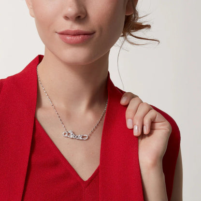 [LUCKY LOVE]PANTHERE PAVED DIAMOND NECKLACE
