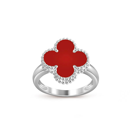 [LUCKY LOVE]CLOVER SILVER RING COLLECTION