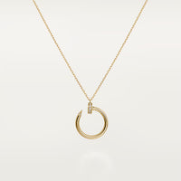 [LUCKY LOVE]JUSTE NECKLACE HALF DIAMOND