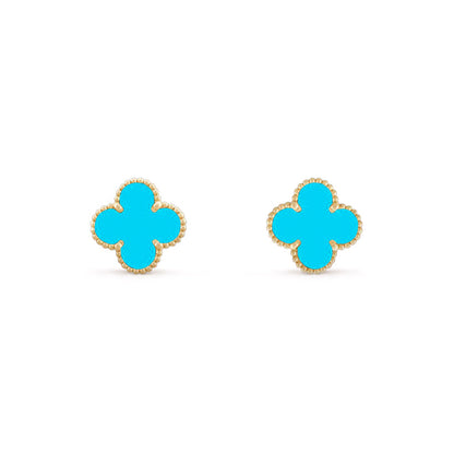 [LUCKY LOVE]CLOVER 15MM EARRINGS COLLECTION