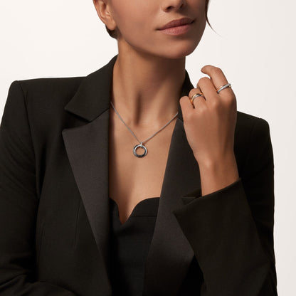 [LUCKY LOVE]TRINITY CERAMIC NECKLACE