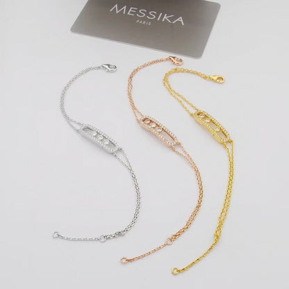 [LUCKY LOVE] Move Classique pavé bracelet
