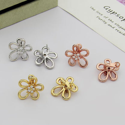 [LUCKY LOVE] FLOWERLACE EARRING 5 DIAMONDS