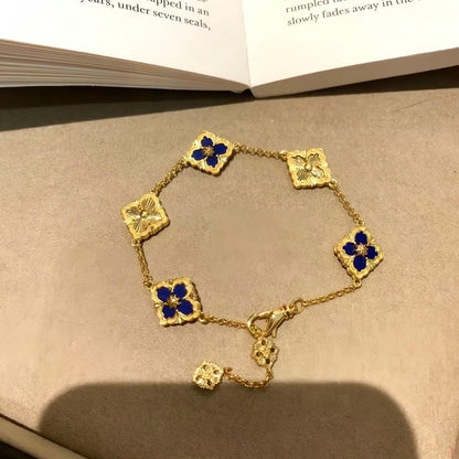[LUCKY LOVE]OPERA 5 MOTIFS TULLE ENAMEL BRACELET