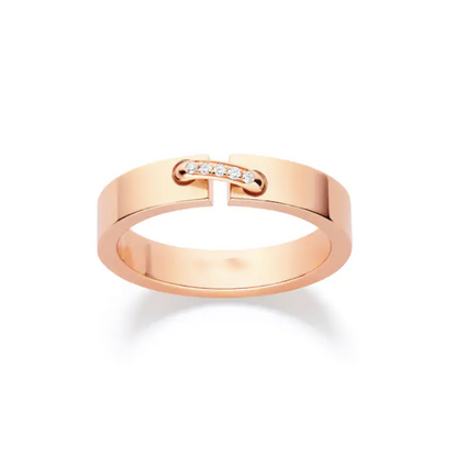 [LUCKY LOVE]ALLIANCE LIENS VIDENCE DIAMOND 4MM RING