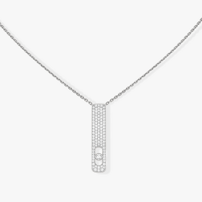 [LUCKY LOVE]MY FIRST DIAMOND PAVED NECKLACE