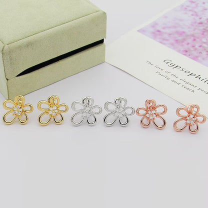 [LUCKY LOVE] FLOWERLACE EARRING 5 DIAMONDS