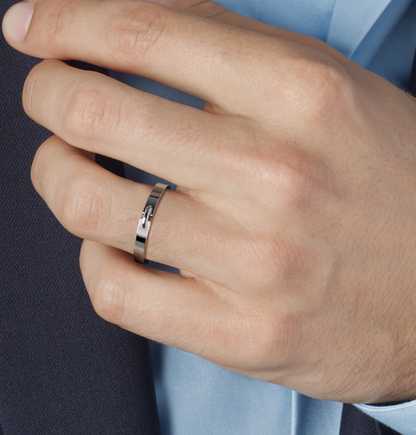 [LUCKY LOVE]ALLIANCE LIENS VIDENCE 3MM RING