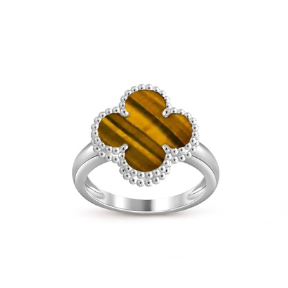 [LUCKY LOVE]CLOVER SILVER RING COLLECTION