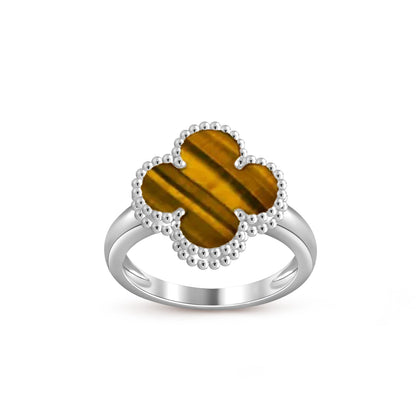 [LUCKY LOVE]CLOVER SILVER RING COLLECTION