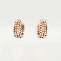 [LUCKY LOVE]CLASH 9.2MM DOUBLE ROW EARRINGS