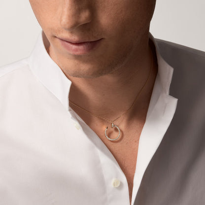 [LUCKY LOVE]JUSTE NECKLACE FULL DIAMOND