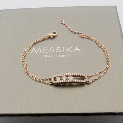 [LUCKY LOVE] Move Classique pavé bracelet