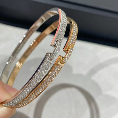 [LUCKY LOVE]LIENS VIDENCE DIAMOND PAVED BRACELET