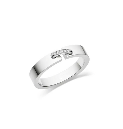 [LUCKY LOVE]ALLIANCE LIENS VIDENCE DIAMOND 4MM RING