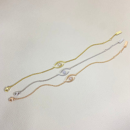 [LUCKY LOVE]Lucky Eye Pave-Set Diamond Bracelet