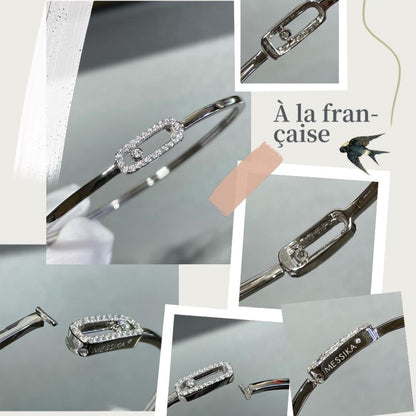 [LUCKY LOVE]Move Uno pavé flex bangle medium