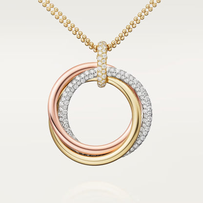 [LUCKY LOVE]TRINITY LARGE NECKLACE