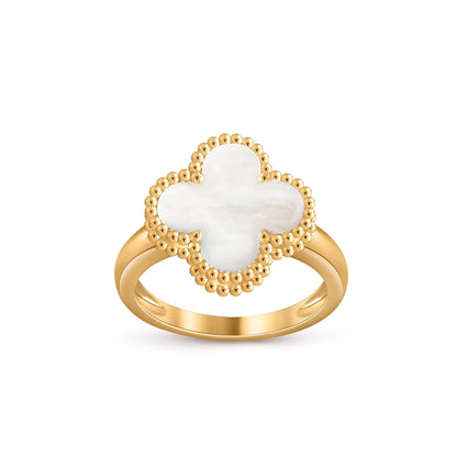 [LUCKY LOVE]CLOVER RING GOLD COLLECTION