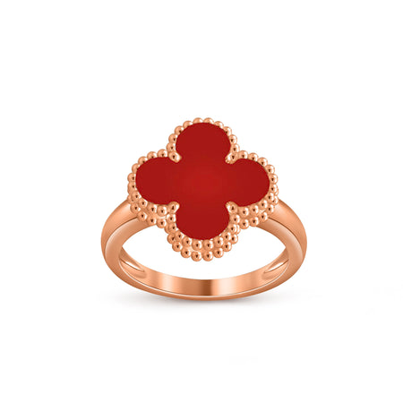 [LUCKY LOVE]CLOVER RING ROSE GOLD COLLECTION