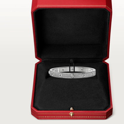 [LUCKY LOVE]LOVE BRACELET 6.1MM DIAMOND-PAVED 10 BIG DIAMONDS