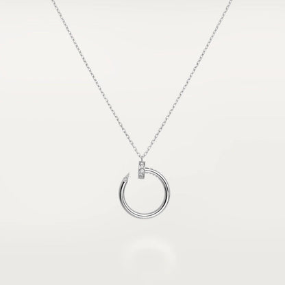 [LUCKY LOVE]JUSTE NECKLACE SILVER