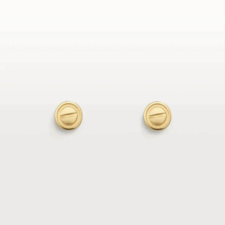 [LUCKY LOVE]LOVE EARRINGS GOLD 10MM