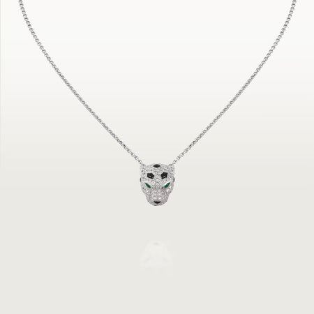 [LUCKY LOVE]PANTHERE FULL DIAMOND NECKLACE