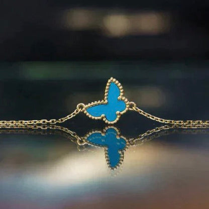 [LUCKY LOVE]BUTTERFLY TURQUOISE BUTTERFLY BRACELET