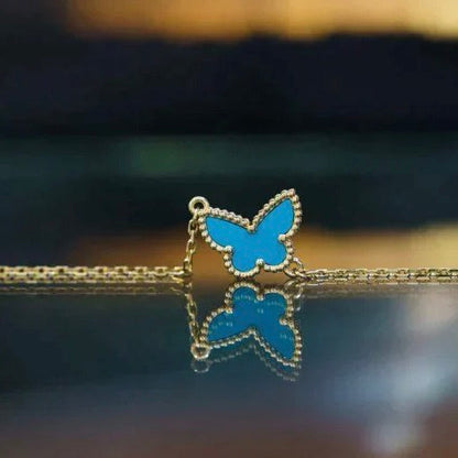 [LUCKY LOVE]BUTTERFLY TURQUOISE BUTTERFLY BRACELET
