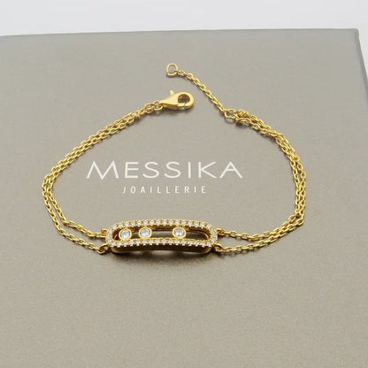[LUCKY LOVE] Move Classique pavé bracelet