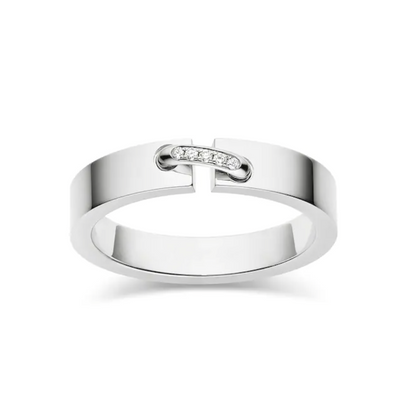 [LUCKY LOVE]ALLIANCE LIENS VIDENCE DIAMOND 4MM RING