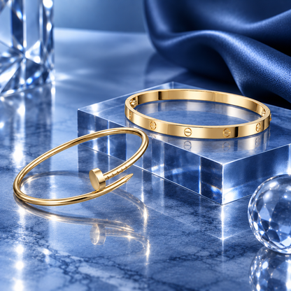 [LoveLucky] LOVE & JUSTE Classic Bracelet Stack Set
