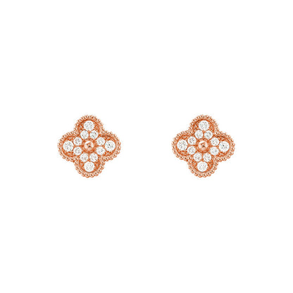 [LUCKY LOVE]CLOVER  9.5MM EARRINGS COLLECTION