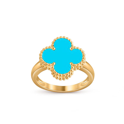 [LUCKY LOVE]CLOVER RING GOLD COLLECTION