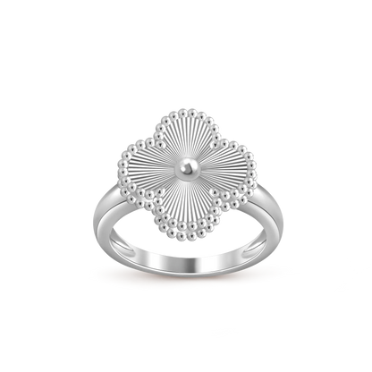 [LUCKY LOVE]CLOVER SILVER RING COLLECTION