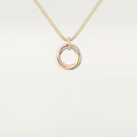 [LUCKY LOVE]TRINITY MEDIUM  DIAMONDS NECKLACE
