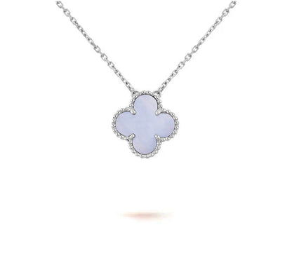 [LUCKY LOVE]CLOVER 15MM NECKLACE SILVER COLLECTION