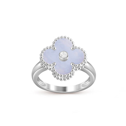 [LUCKY LOVE]CLOVER SILVER DIOMND RING COLLECTION