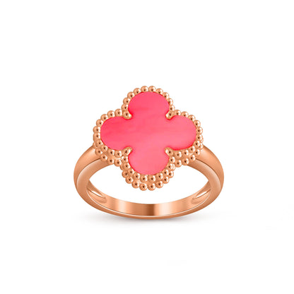 [LUCKY LOVE]CLOVER RING ROSE GOLD COLLECTION