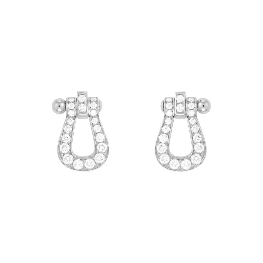 [LUCKY LOVE]FORCE 10 FULL DIAMOND STUD EARRINGS MINI MODEL