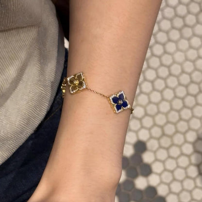 [LUCKY LOVE]OPERA 5 MOTIFS TULLE ENAMEL BRACELET