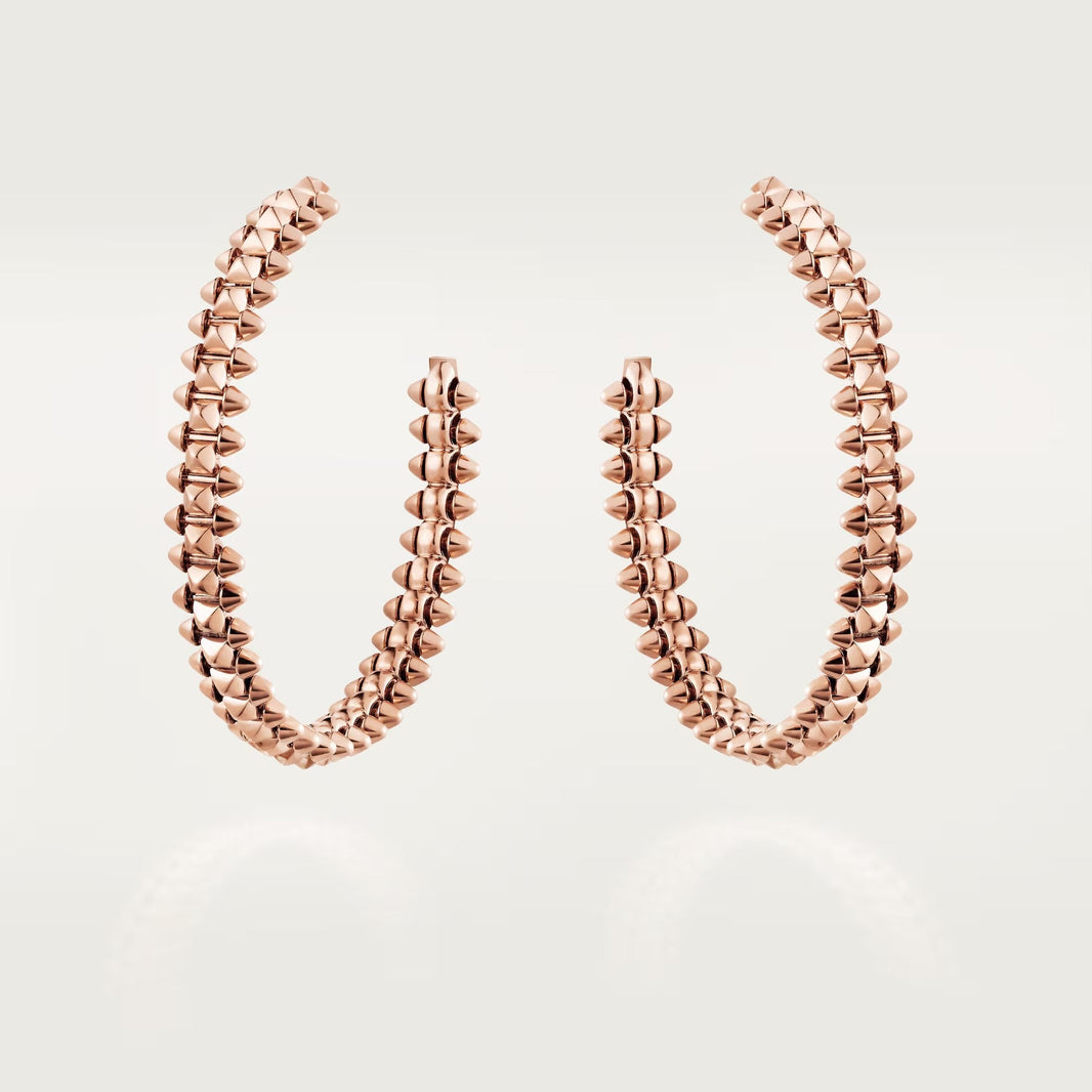 [LUCKY LOVE]CLASH HOOP LARGE EARRINGS