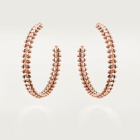 [LUCKY LOVE]CLASH HOOP LARGE EARRINGS