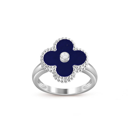 [LUCKY LOVE]CLOVER SILVER DIOMND RING COLLECTION