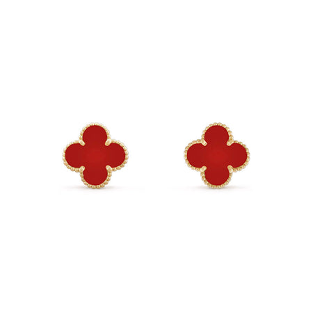 [LUCKY LOVE]CLOVER 15MM EARRINGS COLLECTION
