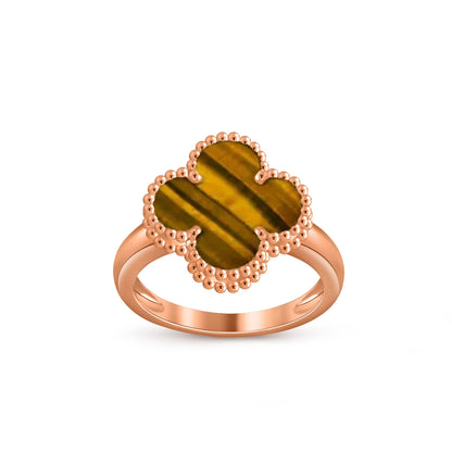 [LUCKY LOVE]CLOVER RING ROSE GOLD COLLECTION